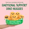 image:imageEmotional Support Dino Nuggies by Relatable Cuddly Stuffed Animals and Dinosaur Toys Great Gift Ideas for Loved Ones of All Ages Includes 5 Dinosaur Plushies with Carrying BasketDino Nuggies
