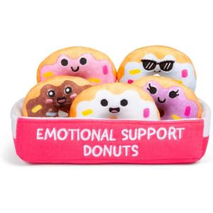 image:imageEmotional Support Dino Nuggies by Relatable Cuddly Stuffed Animals and Dinosaur Toys Great Gift Ideas for Loved Ones of All Ages Includes 5 Dinosaur Plushies with Carrying BasketDonuts