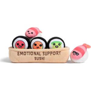 image:imageEmotional Support Dino Nuggies by Relatable Cuddly Stuffed Animals and Dinosaur Toys Great Gift Ideas for Loved Ones of All Ages Includes 5 Dinosaur Plushies with Carrying BasketSushi