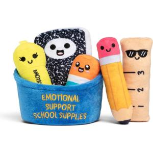 image:imageEmotional Support Dino Nuggies by Relatable Cuddly Stuffed Animals and Dinosaur Toys Great Gift Ideas for Loved Ones of All Ages Includes 5 Dinosaur Plushies with Carrying BasketSchool Supplies