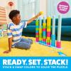image:imageGiant Color Stack Challenge By Relatable  The Ultimate Jumbo Brain Teaser amp Strategy Game  Includes 50 Puzzles for IndoorOutdoor Play Perfect Yard Game for Ages 6 and UpGiant Color Stack