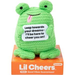 image:imageLil Cheers Get Well Soon Cactus by Relatable  Crochet Plush with Motivational Sign Great Get Well Soon Gifts Feel Better Gift Comfort Gifts amp Desk Buddy  Includes 1 Cactus PlushFrog